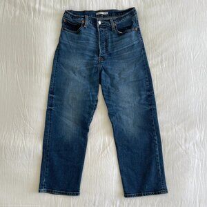 Levi's Ribcage Straight Ankle (sz 31)